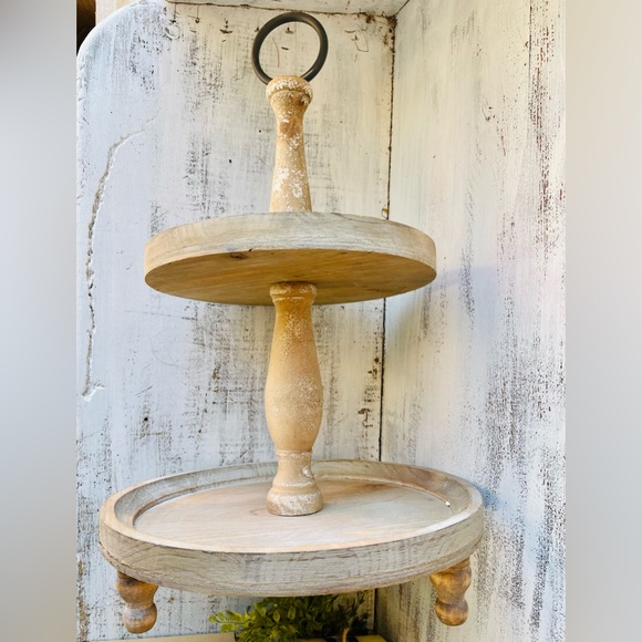 *Weathered Two Tiered Tray - Picture 8 of 13